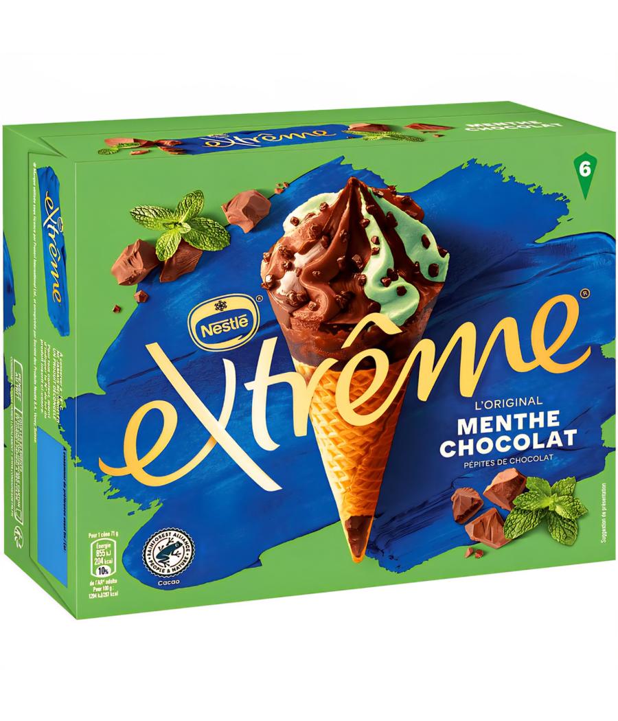 EXTREME MENTHE CHOCOLAT PEPITES DE CHOCOLAT 6 X 71 G 426 G