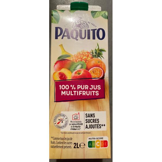 100% PUR JUS MULTIFRUITS 2L