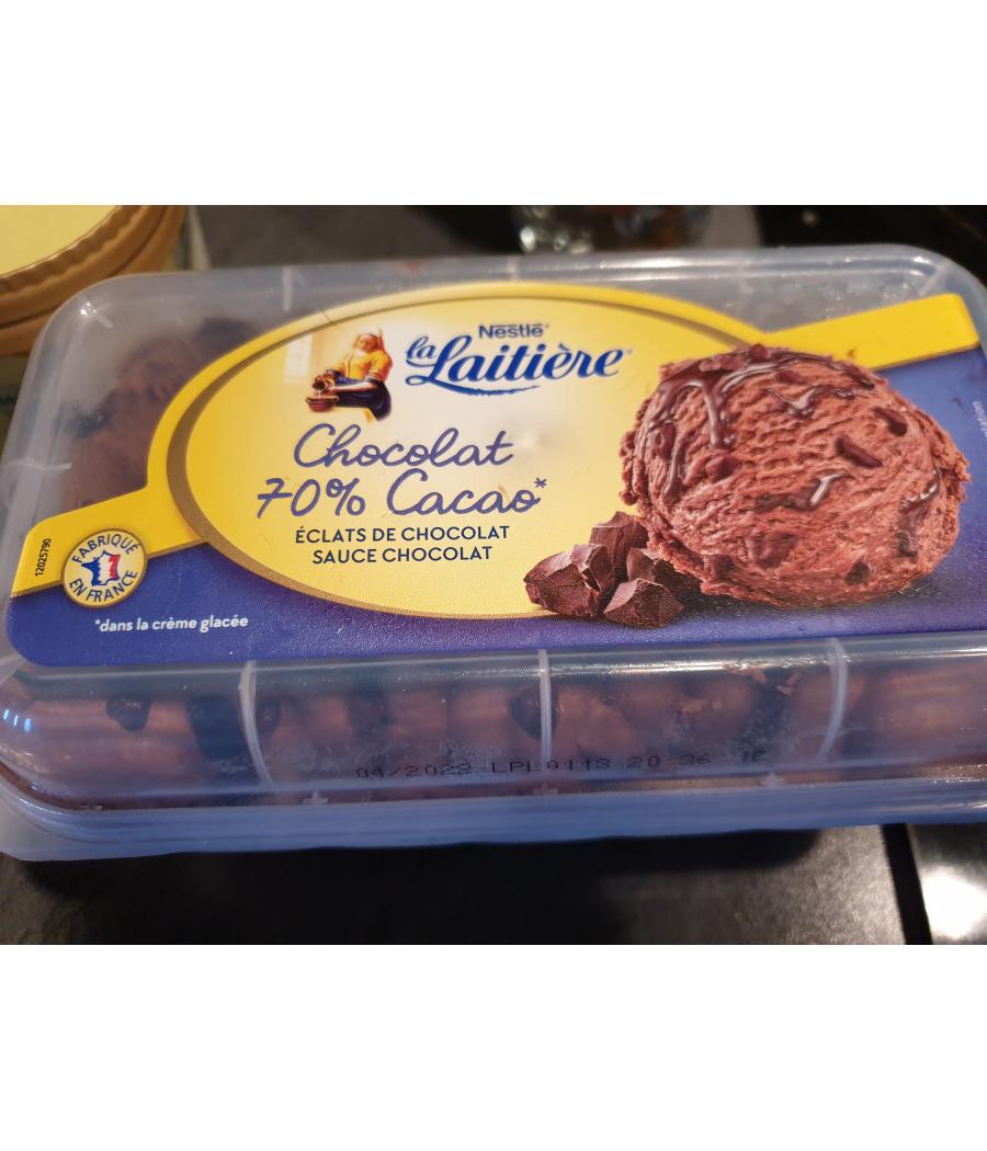 CREME GLACE  CHOCOLAT LA LAITIERE  510G