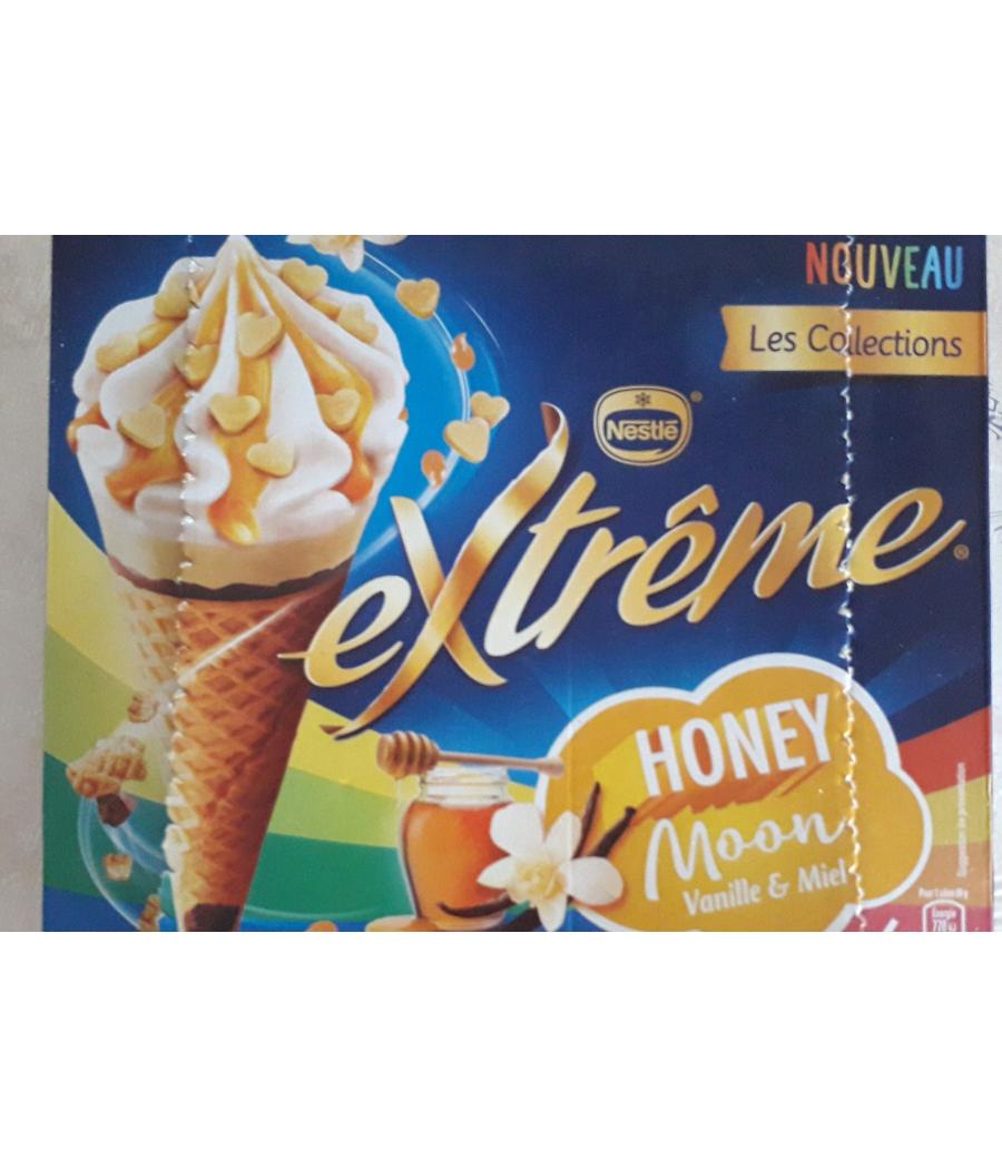 GLACE CONES VANILLE ET MIEL EXTREME BY NESTLE X6