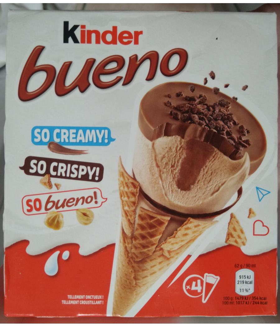 GLACE CONE BUENO KINDER  248G