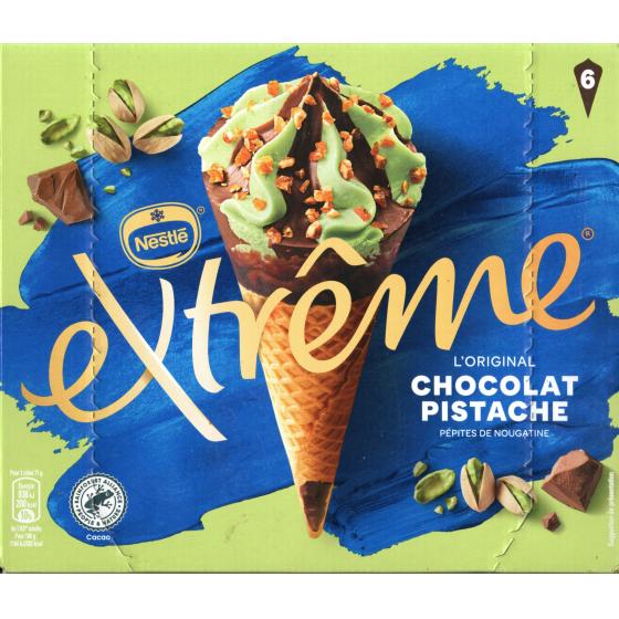 GLACE CONE  CHOCOLAT PISTACHE EXTREME BY NESTLE 426G