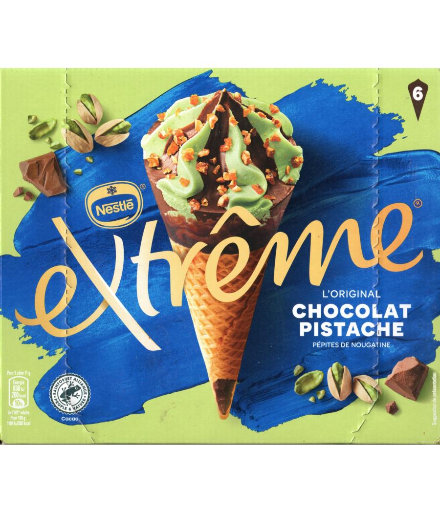 GLACE CONE  CHOCOLAT PISTACHE EXTREME BY NESTLE 426G