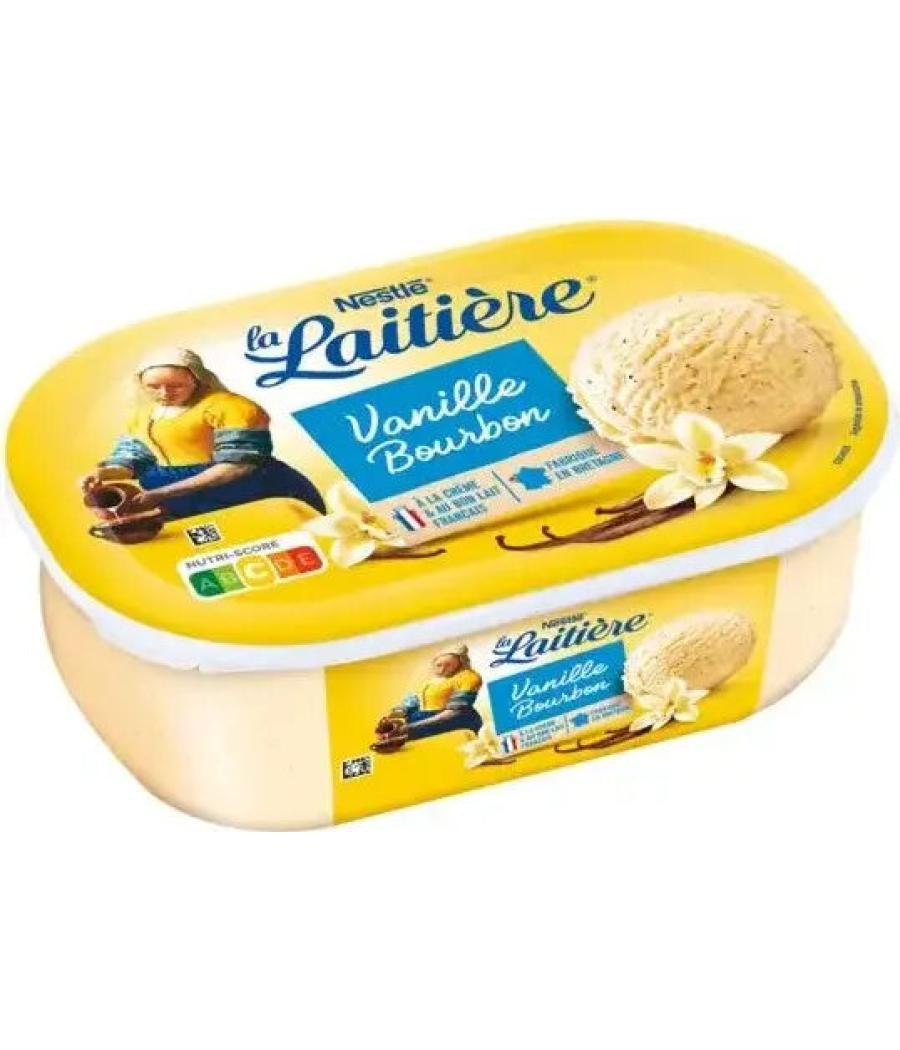 GLACE VANILLE BOURBON LA LAITIERE 490G