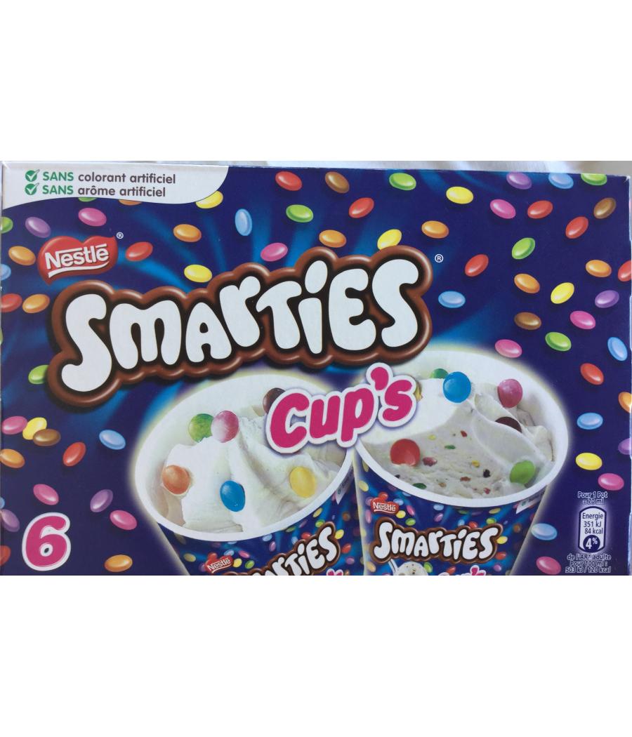 SMARTIE'S CUP'S 231 G (6 X 38.5G) (420 ML) (6 X 70 ML)