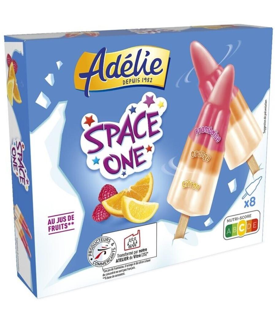 SPACE ONE ORANGE CITRON FRAMBOISE ADELIE 480G