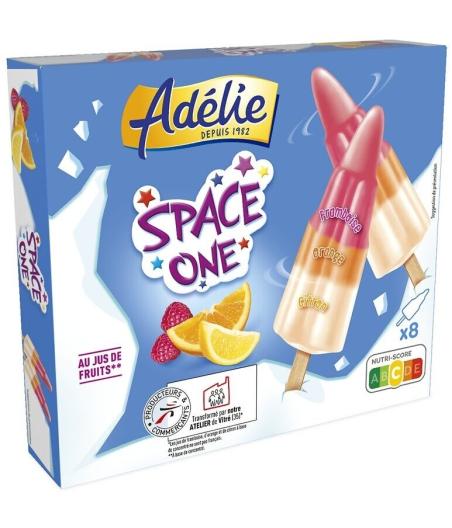 SPACE ONE - ORANGE CITRON FRAMBOISE (GE) X8 - 60ML - P\'TITS PRODS 480 G
