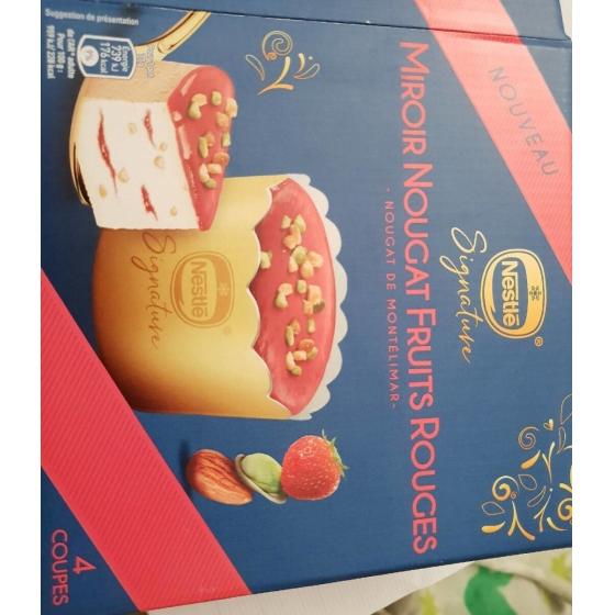 MIROIR NOUGAT FRUITS ROUGES 4 G