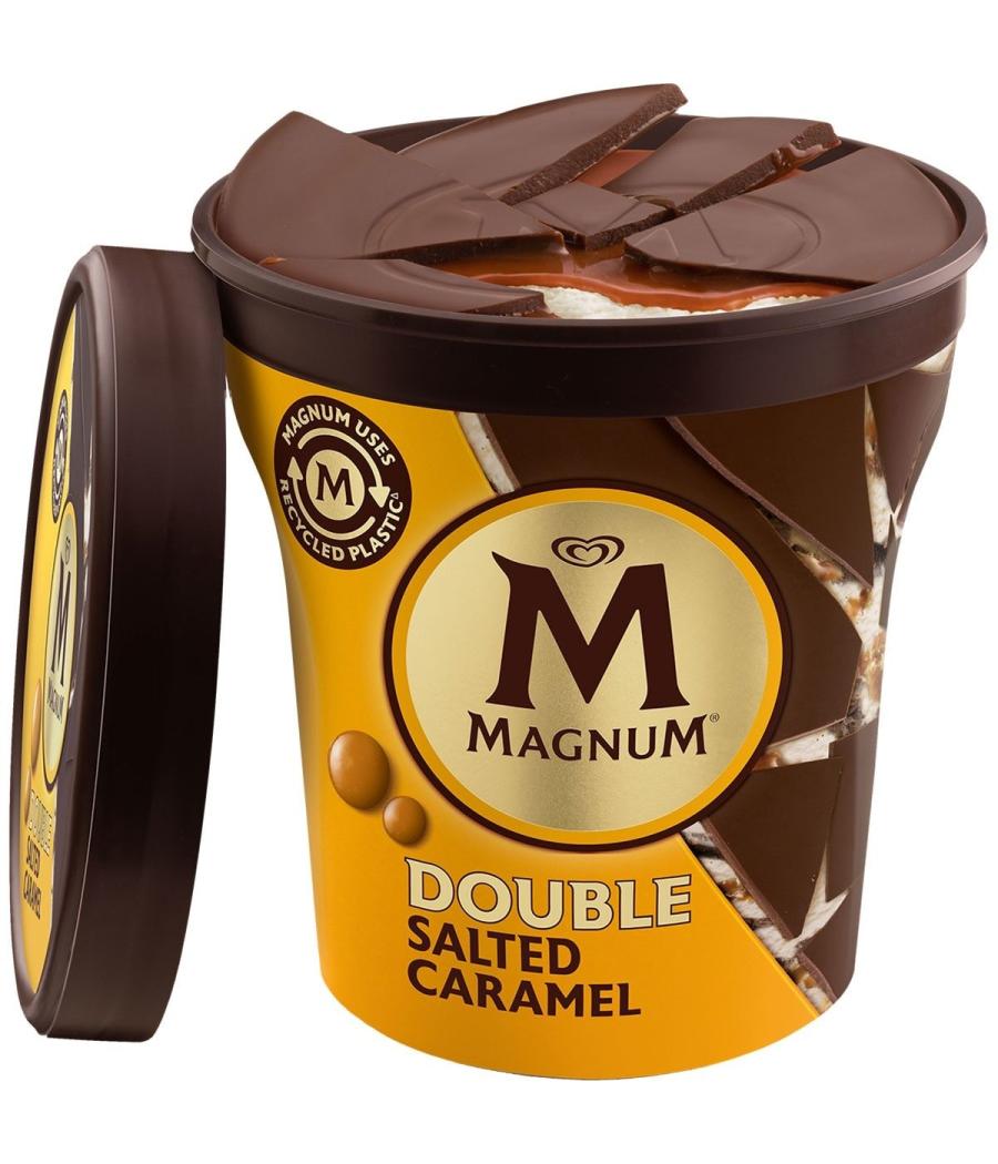 MAGNUM CREME GLACEE EN POT DOUBLE CARAMEL SALE 310G