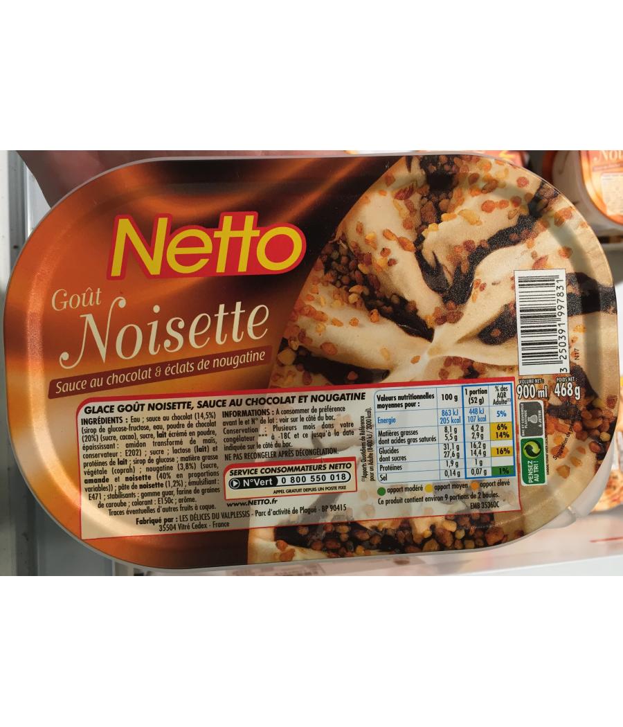 BAC NOISETTE FACON ROCHER (G) - 900ML 900 G