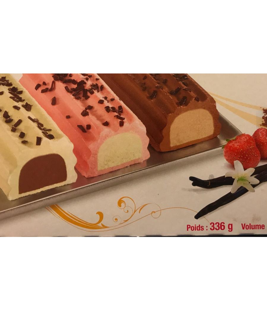 BUCHETTE VANILLE CHOCOLAT FRAISE NOISETTE 336 G