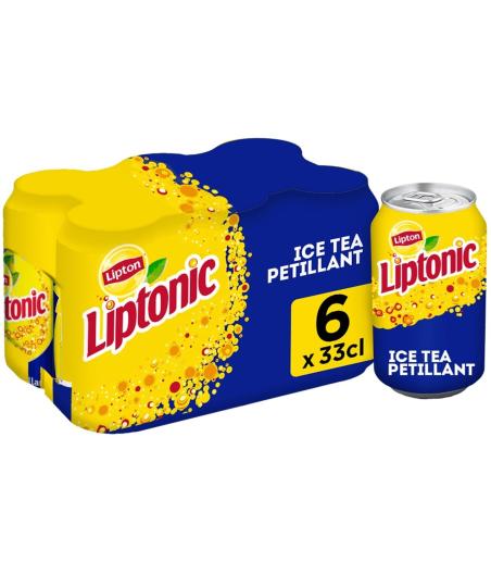 LIPTON LIPTONIC L'ORIGINAL PETILLANT 6X33CL