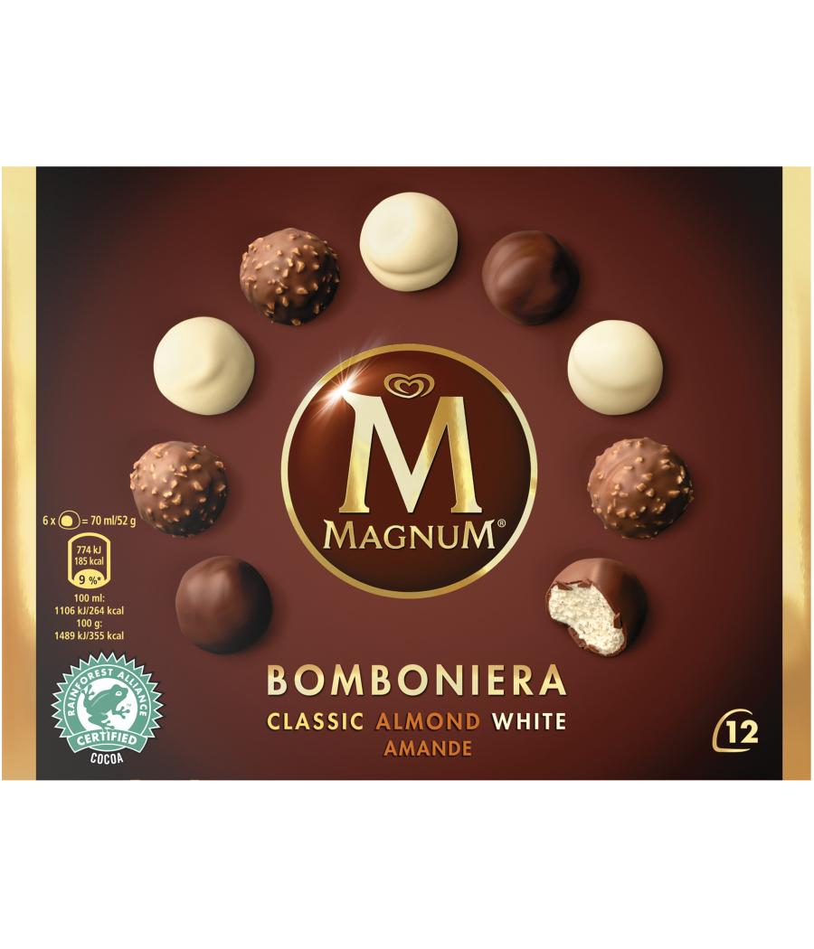GLACE BOMBONIERA CLASSIC AMANDE BLANC X12 104G