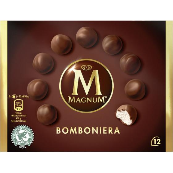 MAGNUM GLACE BOMBONIERA CLASSIC X12 140ML 104G