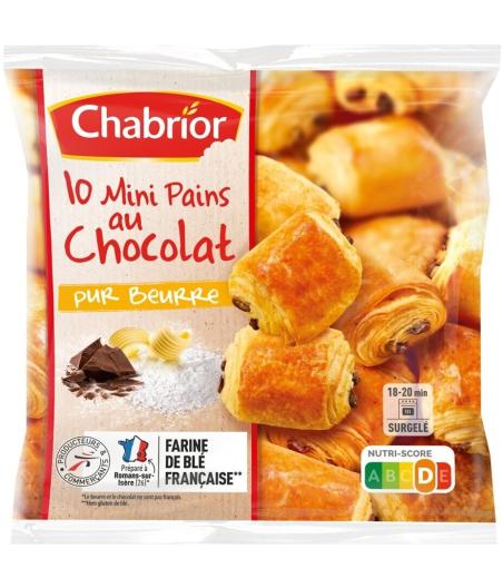 MINI PAINS AU CHOCOLAT CHABRIOR X10 250G