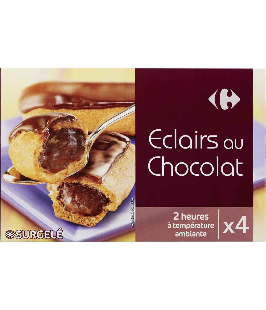 4 ECLAIRS AU CHOCOLAT 200 G