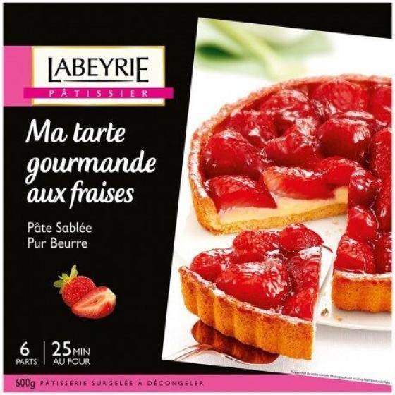 TARTE GOURMANDE AUX FRAISES LABEYRIE 600G