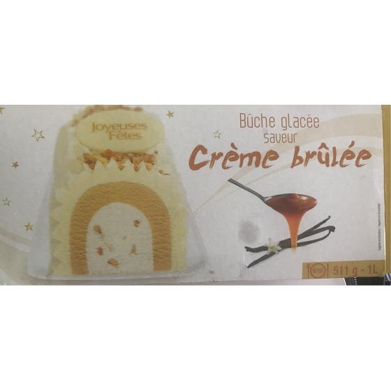 BUCHE GLACEE SAVEUR CREME BRULEE