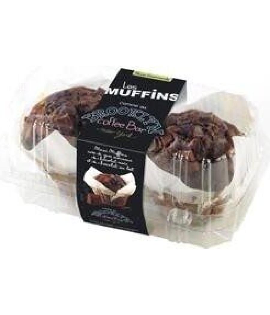 SELECTIONNE PAR VOTRE MAGASIN, MUFFINS DOUBLE CHOCOLAT, LES 2 PIECES 240 G 240 G