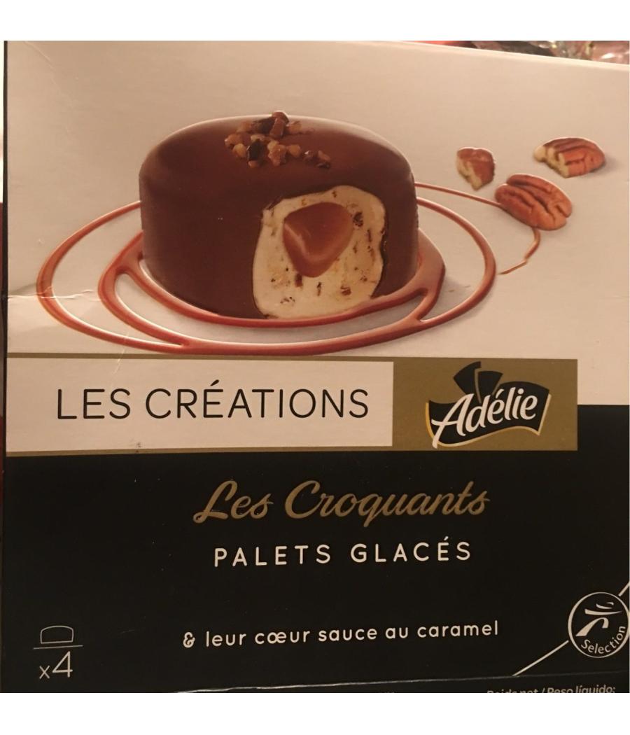 PALETS GLACES VANILLE SAUCE CARAMEL