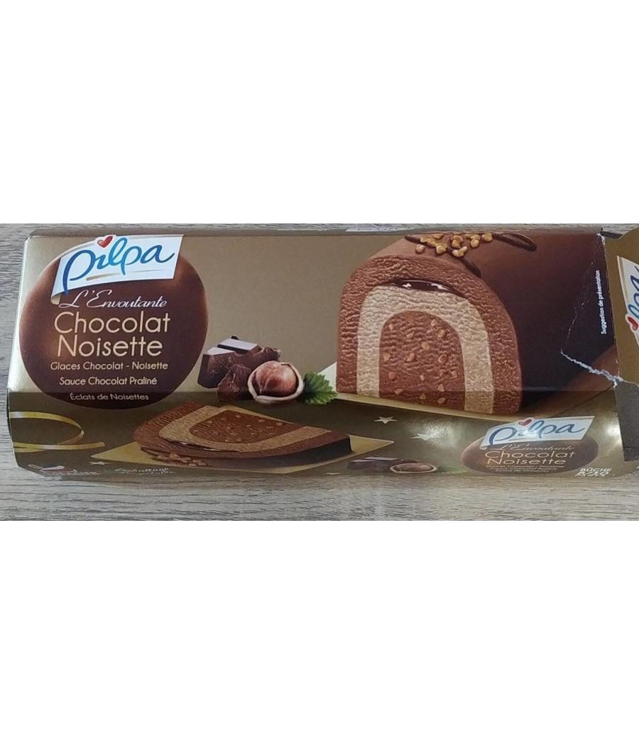 BUCHE GLACE CHOCOLAT NOISETTE PILPA 536G