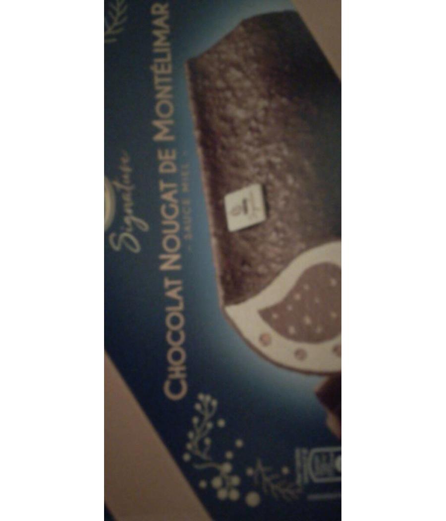 BUCHE GLACEE CHOCOLAT NOUGAT DE MONTELIMAR ET SAUCE AU MIEL NESTLE 490G