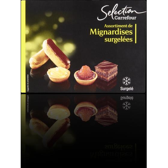 ASSORTISSEMENTS DE MIGNARDISES SURGELEES CARREFOUR 165G