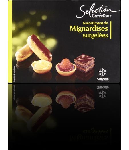 ASSORTISSEMENTS DE MIGNARDISES SURGELEES CARREFOUR 165G