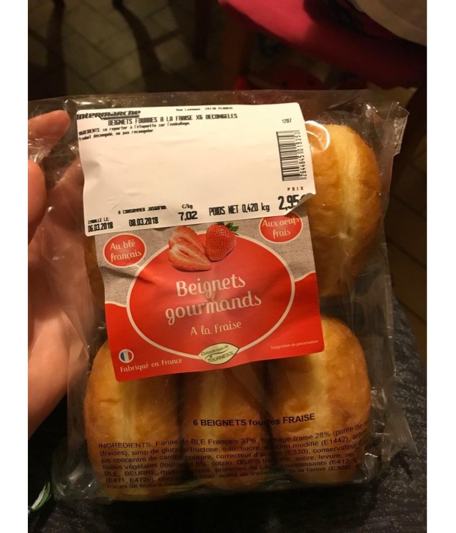 BEIGNETS GOURMANDS A LA FRAISE