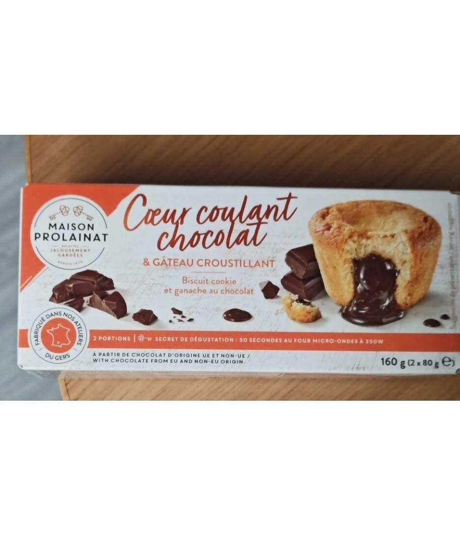 COEUR COULANT CHOCOLAT 2 X 80G