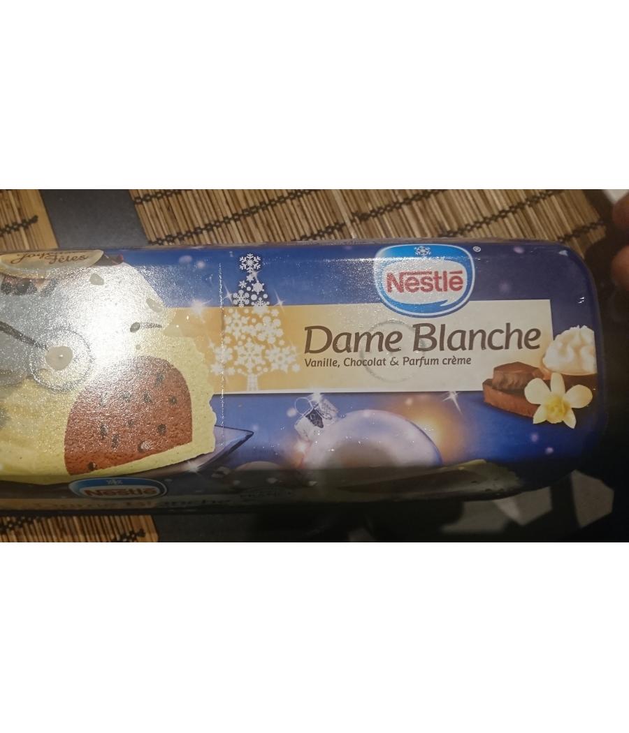 BUCHE DE NOEL GLACEE FACON DAME BLANCHE 8/10 PARTS 540 G