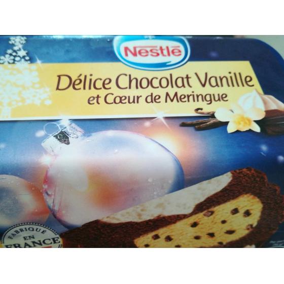 DELICE CHOCOLAT VANILLE ET COEUR DE MERINGUE 540 G