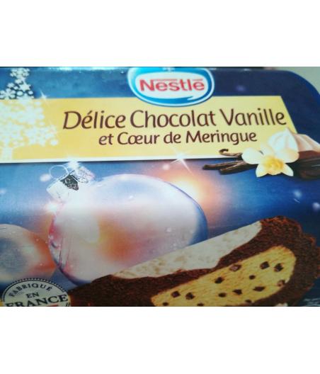 DELICE CHOCOLAT VANILLE ET COEUR DE MERINGUE 540 G