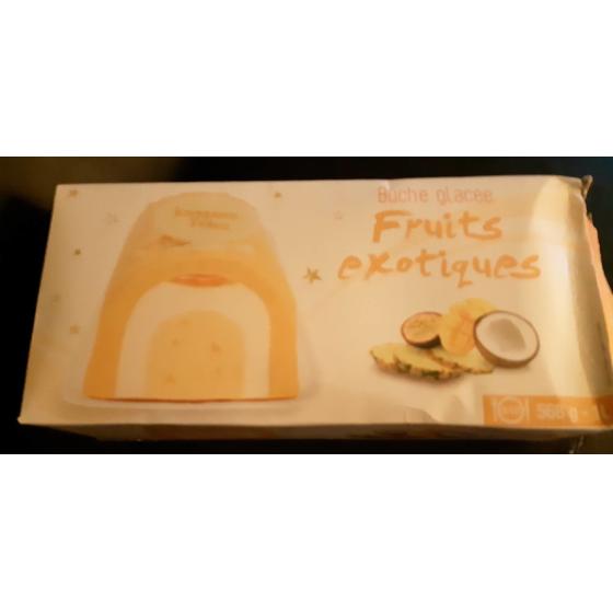 BUCHE GLACEE FRUITS EXOTIQUES POMONA