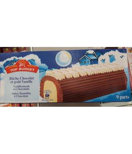 BUCHE GLACEE CHOCOLAT VANILLE TOP BUDGET 471G