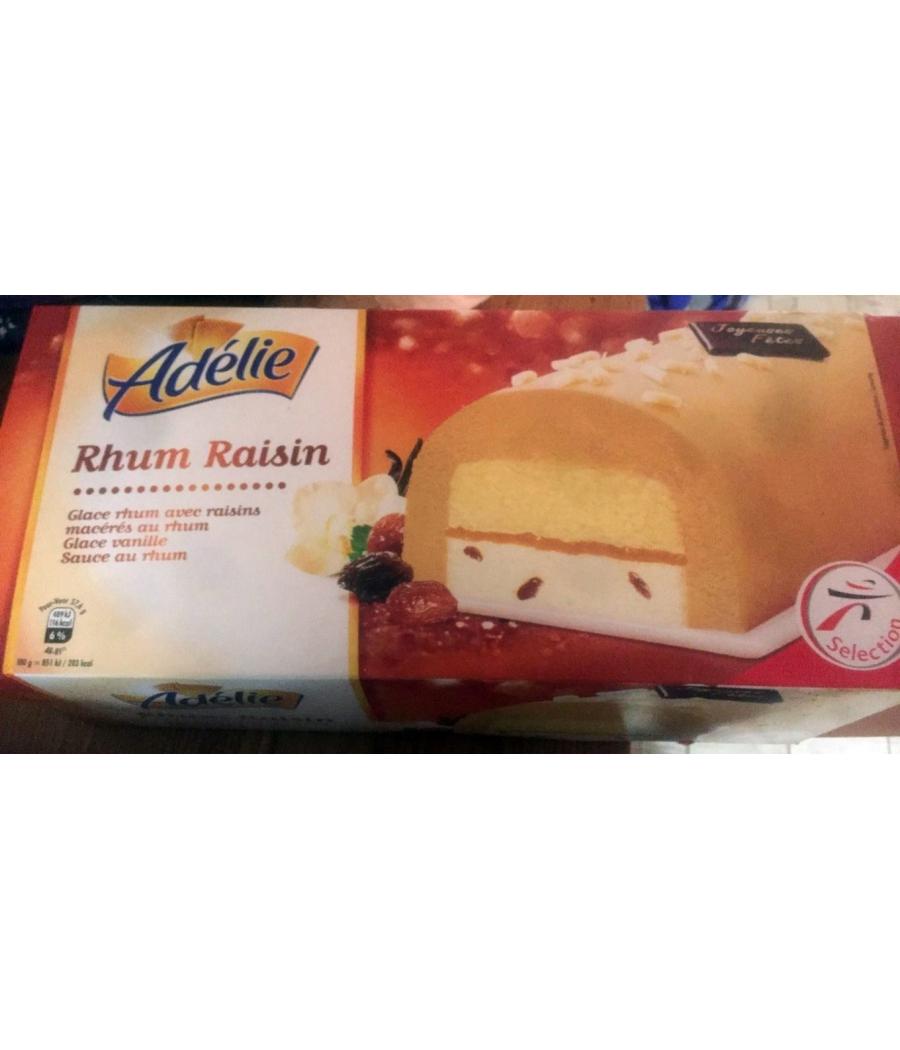 BUCHE GLACEE RHUM RAISINS ADELIE 100G