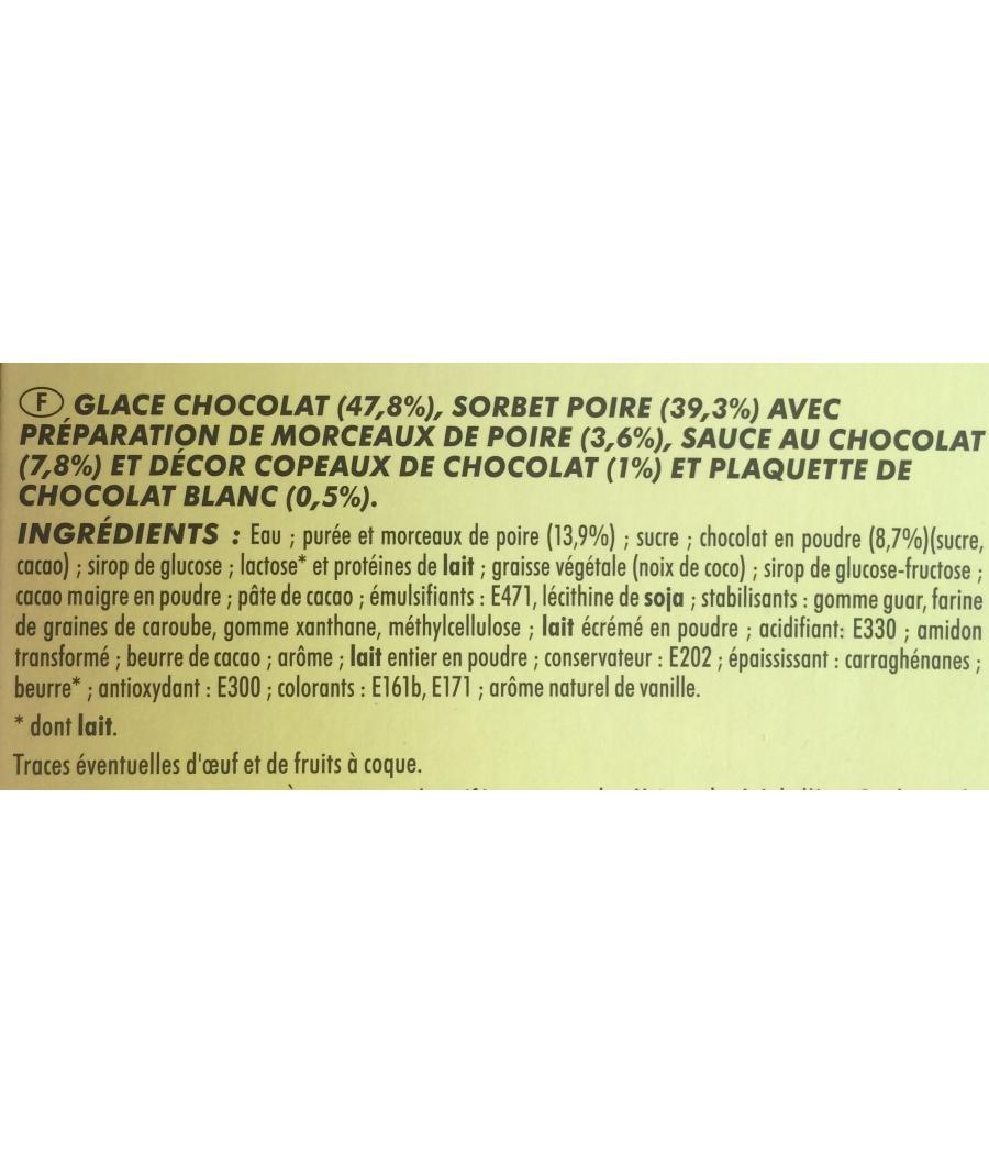 BUCHE GLACEE POIRE CHOCOLAT ADELIE 100G