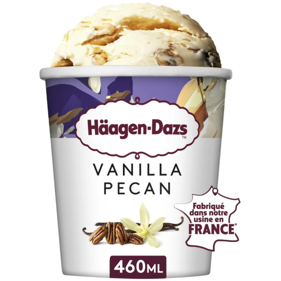 GLACE VANILLE PECAN HAAGEN DAZS 400G