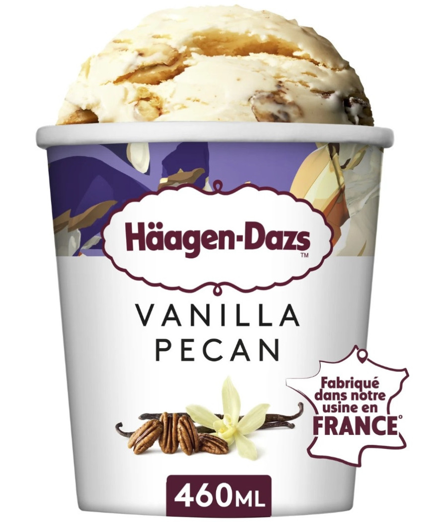 GLACE VANILLE PECAN HAAGEN DAZS 400G