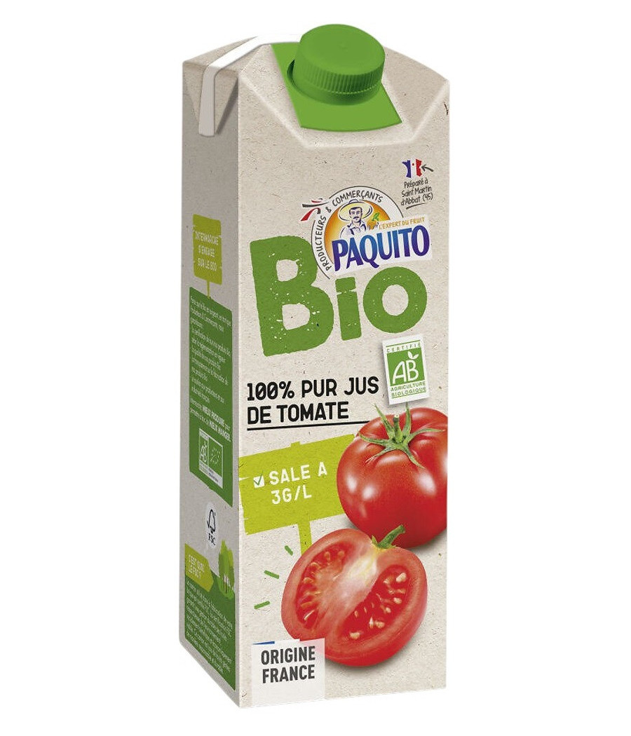 PUR JUS TOMATE BIO BRIQUE 75CL