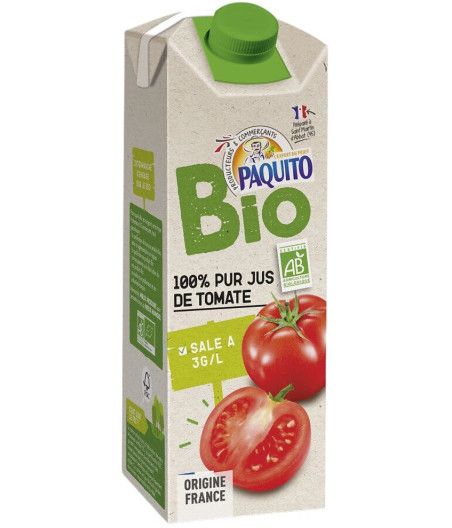 PUR JUS TOMATE BIO BRIQUE 75CL