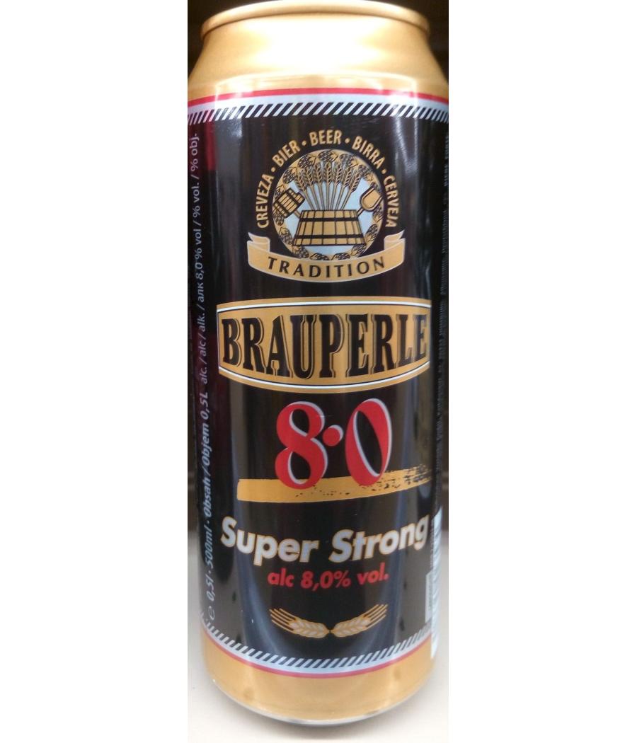 BIERE 8.0 SUPER STRONG BRAUPERLE 50CL