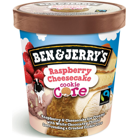 GLACE POT RASPBERRY CHEESECAKE BEN & JERRY'S 500ML