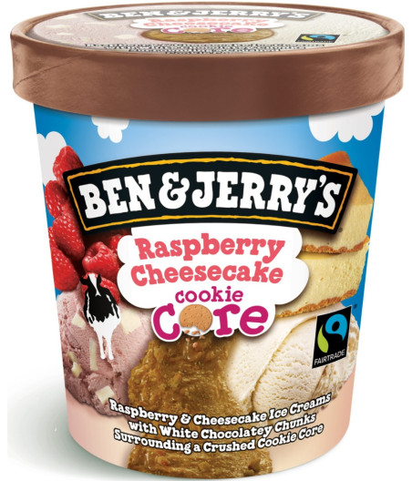 GLACE POT RASPBERRY CHEESECAKE BEN & JERRY'S 500ML