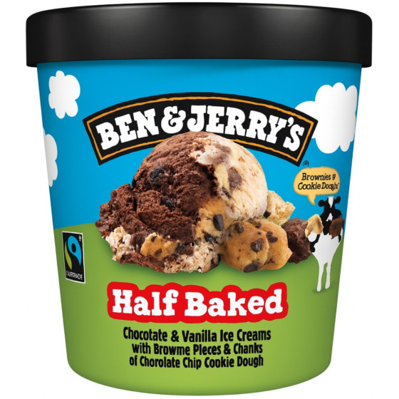 GLACE EN POT HALF BAKED BEN & JERRY'S 465ML