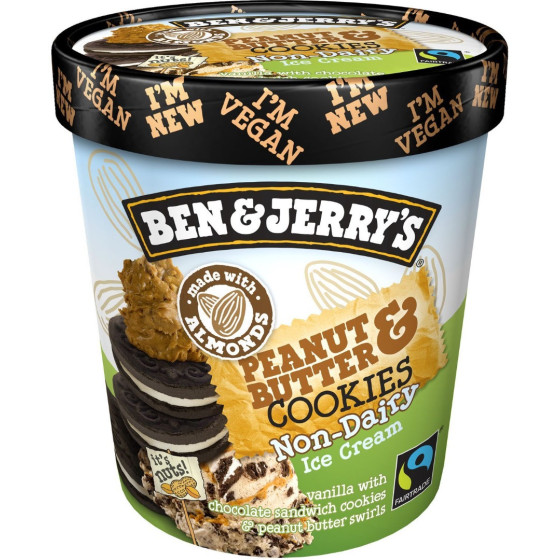 GLACE POT PEANUT BUTTER BEN & COOKIE JERRY'S 500ML