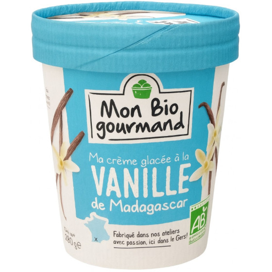 GLACE A LA VANILLE DE MADAGASCAR MON BIO GOURMAND 280G