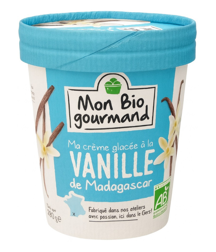 GLACE A LA VANILLE DE MADAGASCAR MON BIO GOURMAND 280G