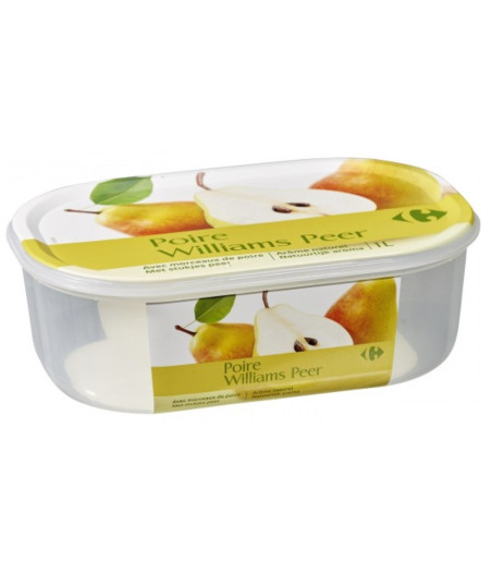 SORBET POIRE WILLIAMS CARREFOUR 600G