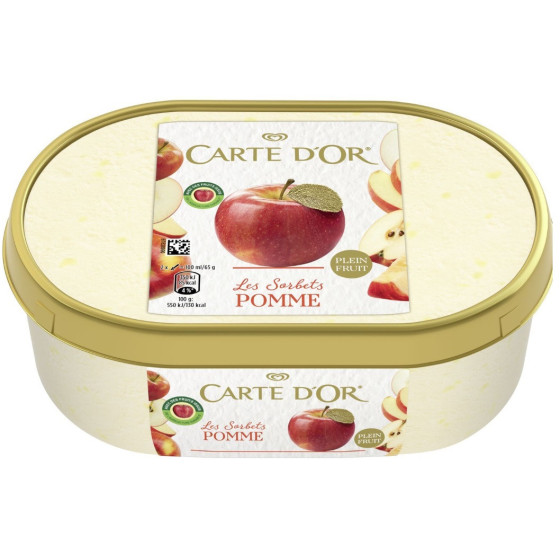 SORBET POMME 900ML 585 G